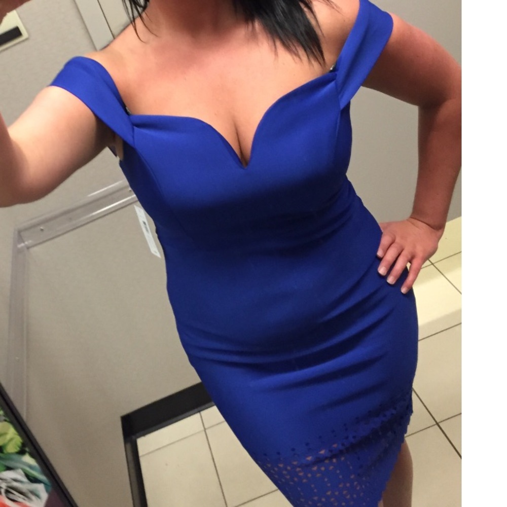 Blue Cocktail Dress